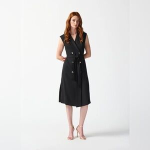 Joseph Ribkoff double breasted vest dress